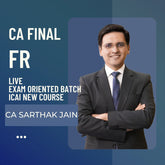 CA Final FR | Exam Oriented Batch | By CA Sarthak Jain | For Jan 26 & May 26 Exams
